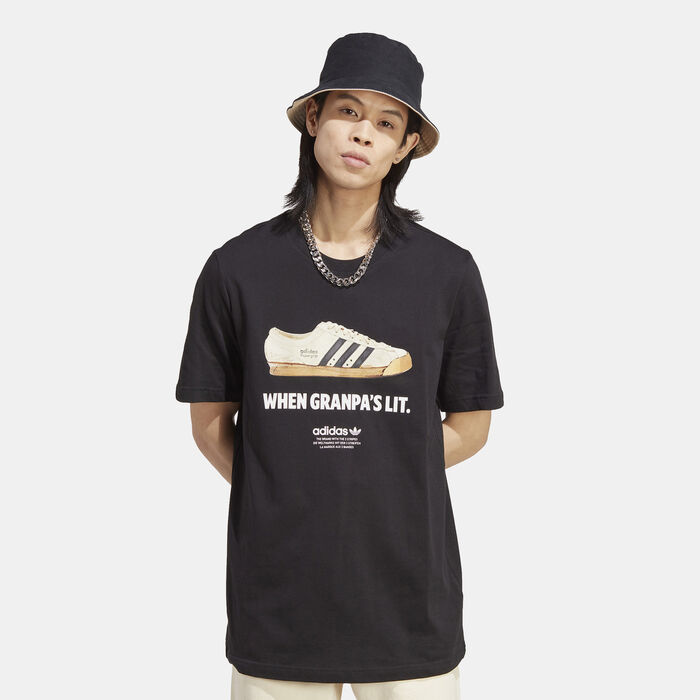 adidas Originals Men's Graphics New Age T-Shirt Black image number 0