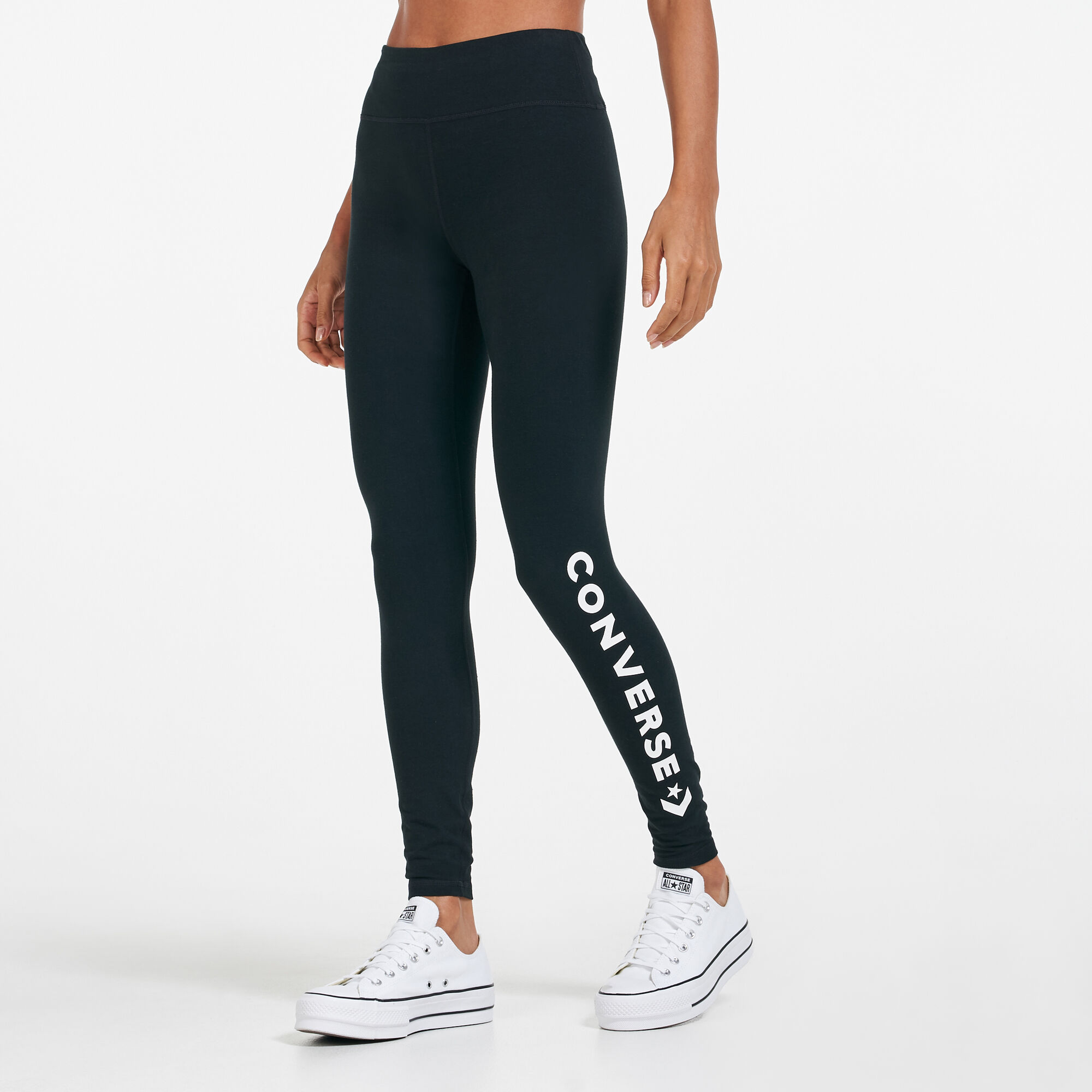 Adidas leggings with shop converse