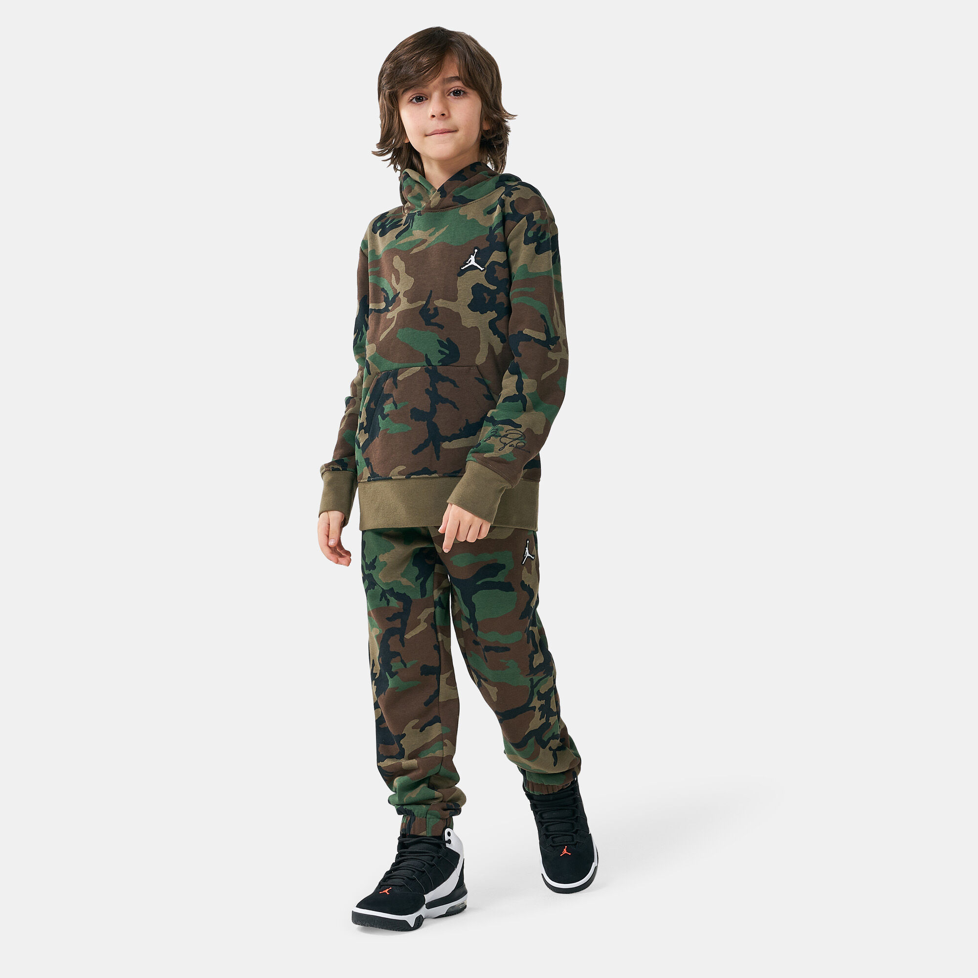 Kids Camo Pullover Hoodie