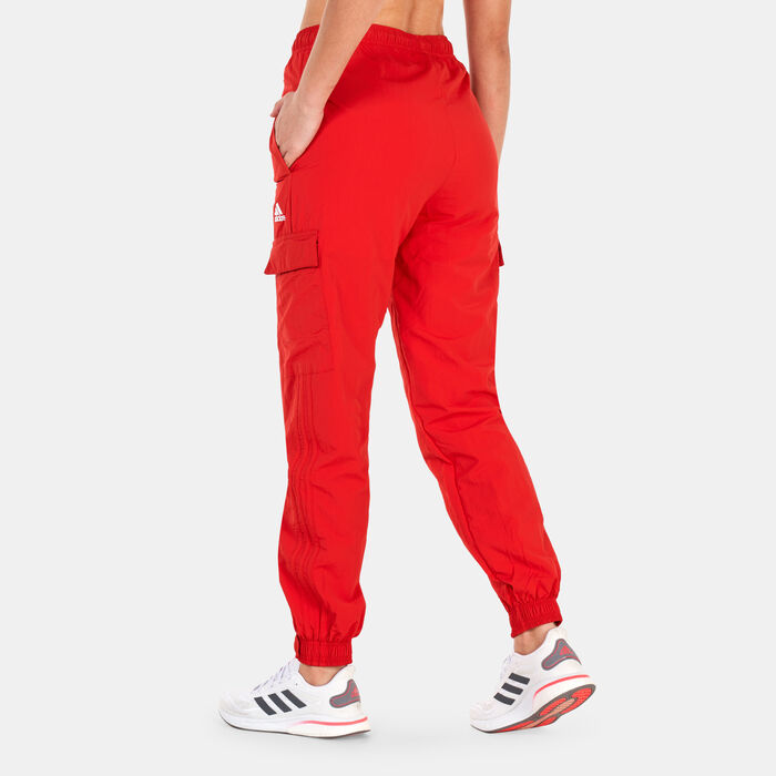 Buy adidas Women's Dance Woven Versatile Cargo Pants Red in KSA -SSS