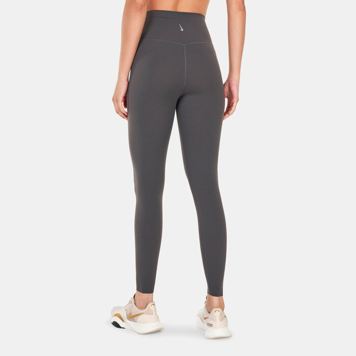 Nike Women's Yoga Luxe 7/8 Leggings Brown image number 1