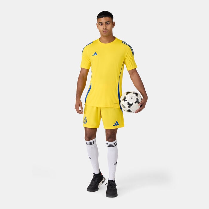 adidas Men's Al Nassr 24/25 Home Football Shorts yellow adidas Men's Al Nassr 24/25 Home Football Shorts yellow image number 2
