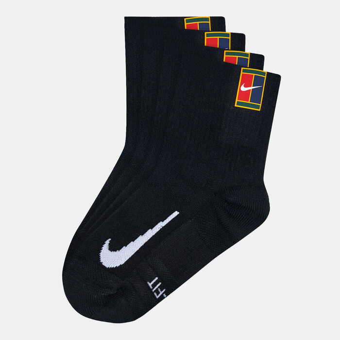 Nike Multiplier Max Tennis Ankle Socks (2 Pairs) Black Nike Multiplier Max Tennis Ankle Socks (2 Pairs) Black image number 0