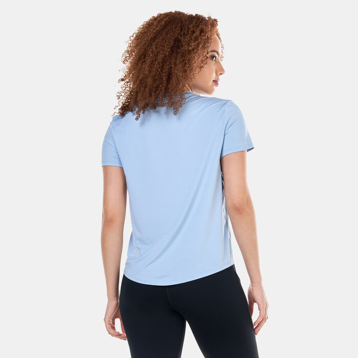 Nike Women's One Classic Dri-FIT Training T-Shirt Blue image number 1