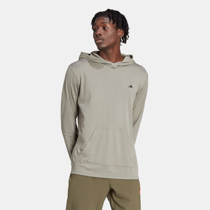 adidas Men's Train Essentials Made to be Remade Training Hoodie Green adidas Men's Train Essentials Made to be Remade Training Hoodie Green image number 0