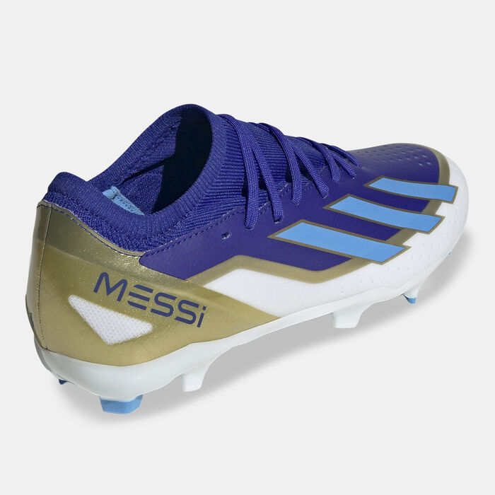 adidas Men's X Crazyfast Messi League Firm Ground Football Shoes Blue adidas Men's X Crazyfast Messi League Firm Ground Football Shoes Blue image number 2