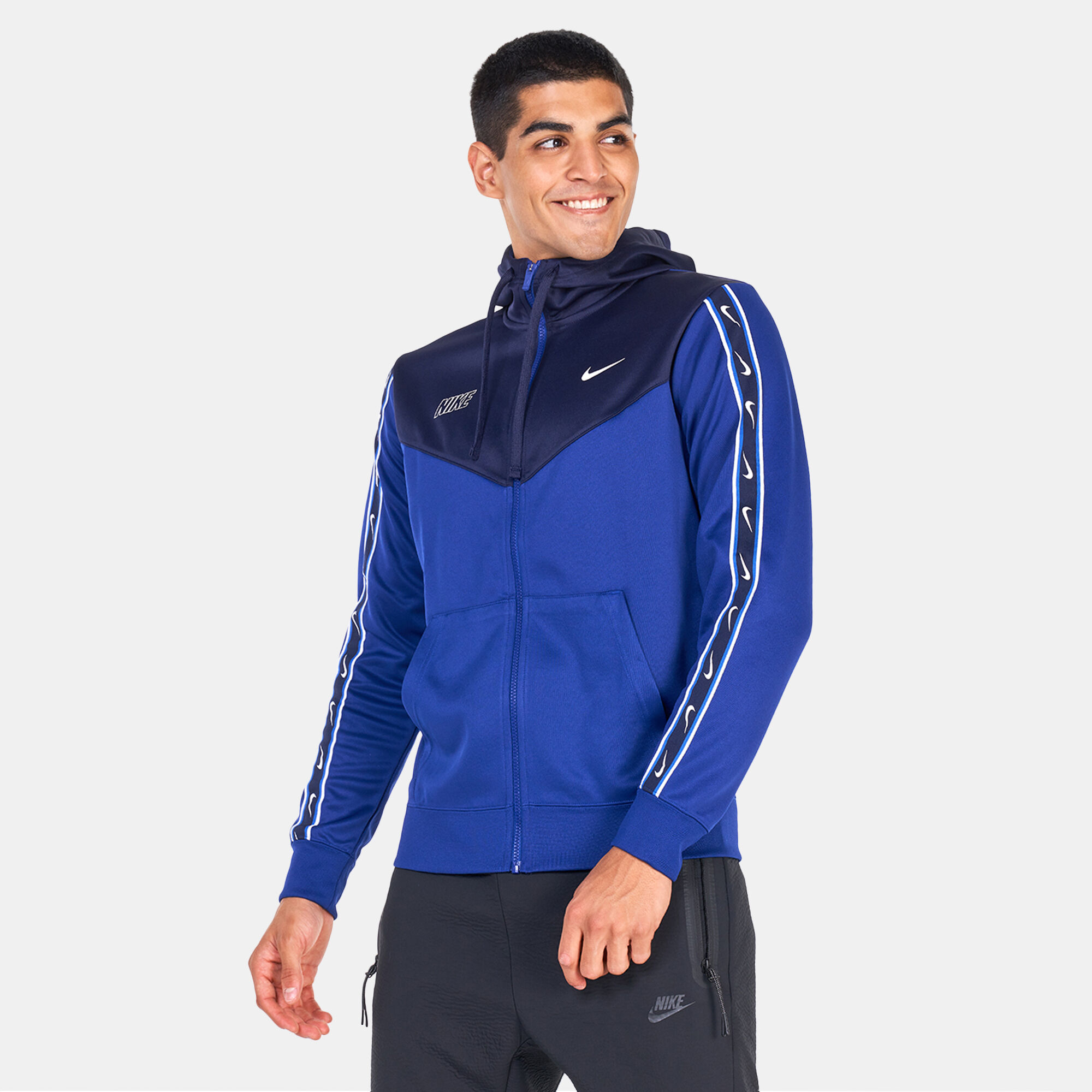 Men s Sportswear Repeat Full Zip Hoodie