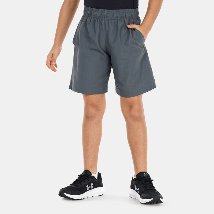 Under Armour Kids' UA Woven Graphic Shorts Grey image number 0
