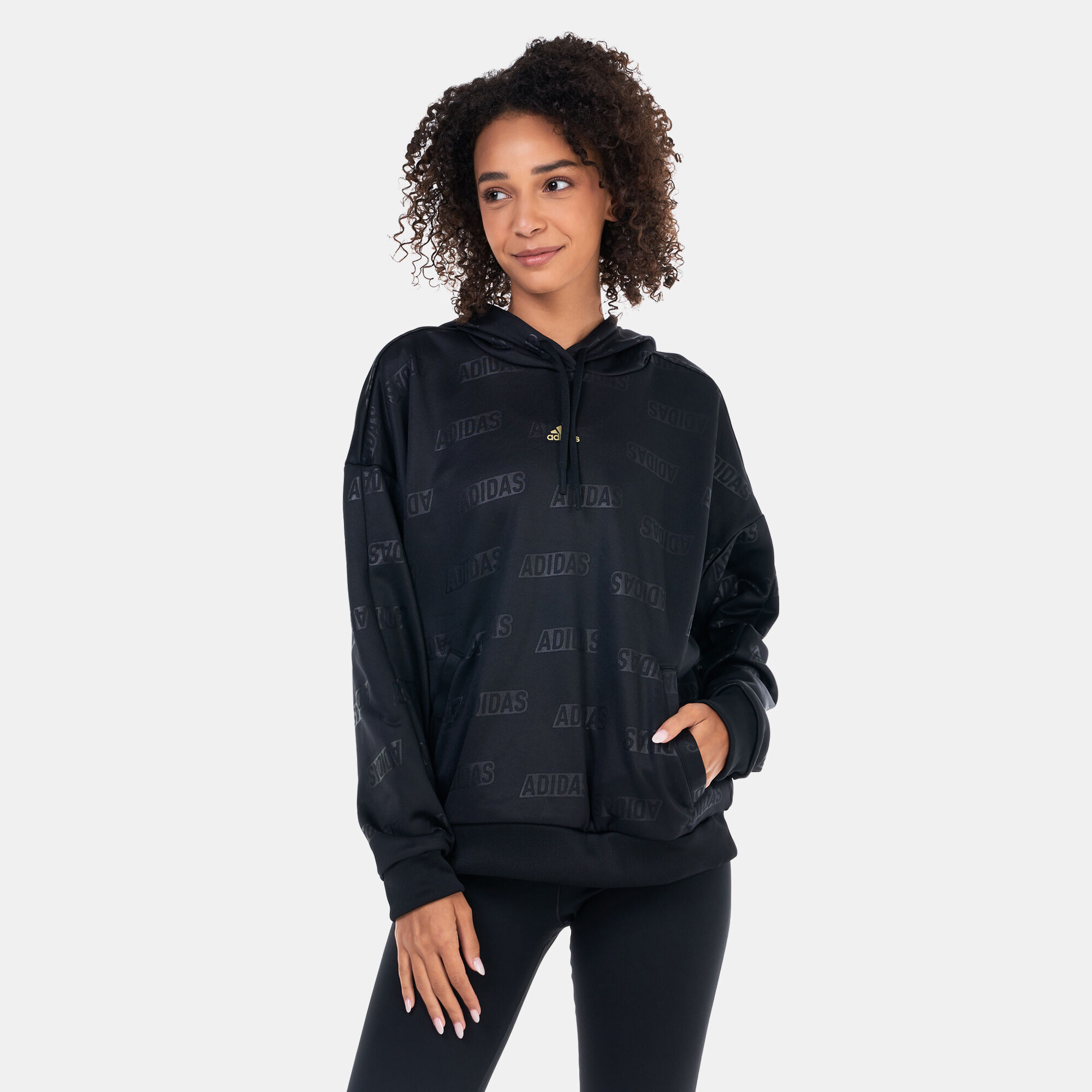 Monogram hoodie adidas discount