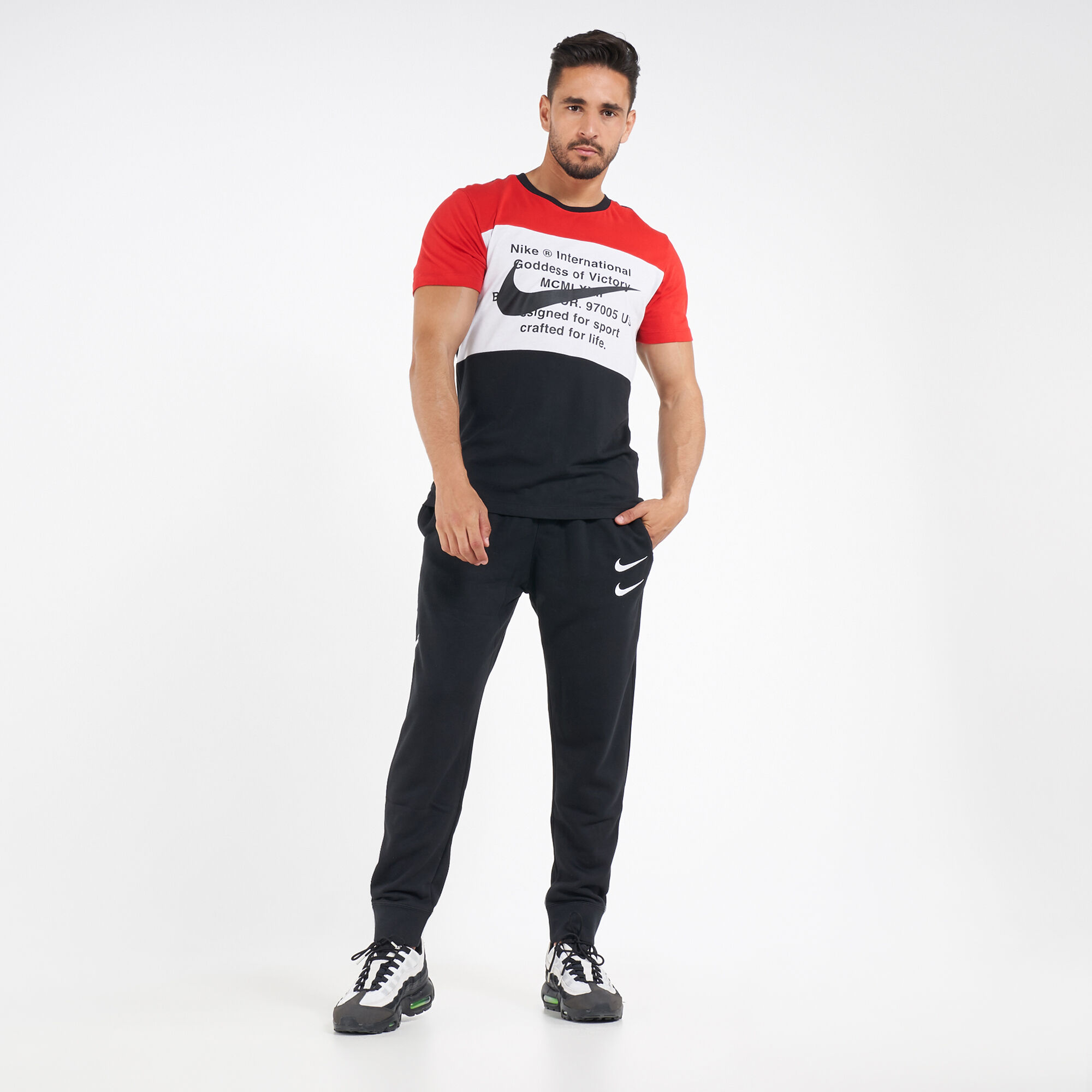 nike sportswear swoosh sweatpants