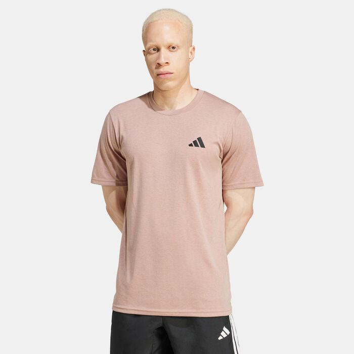 adidas Men's Train Essentials Feelready T-Shirt Pink adidas Men's Train Essentials Feelready T-Shirt Pink image number 0