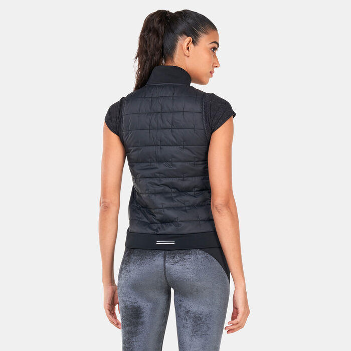 Nike Women's Therma-FIT Synthetic-Fill Running Gilet Red Nike Women's Therma-FIT Synthetic-Fill Running Gilet Red image number 1