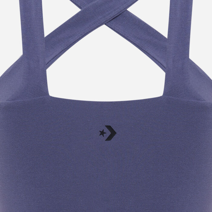 Converse Women's Full-Coverage Sports Bra Purple Converse Women's Full-Coverage Sports Bra Purple image number 2