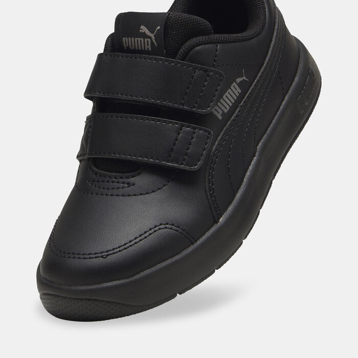 PUMA Kids' Courtflex V3 Velcro Shoes Black PUMA Kids' Courtflex V3 Velcro Shoes Black image number 5