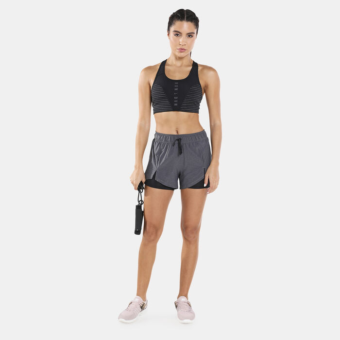 Nike Women's Flex Essential 2-in-1 Training Shorts White Nike Women's Flex Essential 2-in-1 Training Shorts White image number 2