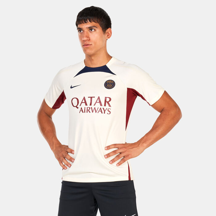 Nike Men's Paris Saint-Germain Dri-FIT Strike Top Ivory Nike Men's Paris Saint-Germain Dri-FIT Strike Top Ivory image number 0