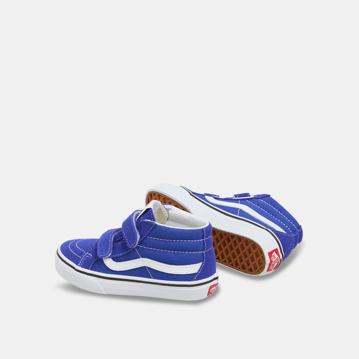Vans Kids' Sk8-Mid Reissue Velcro Unisex Shoes (Younger Kids) White Vans Kids' Sk8-Mid Reissue Velcro Unisex Shoes (Younger Kids) White image number 2