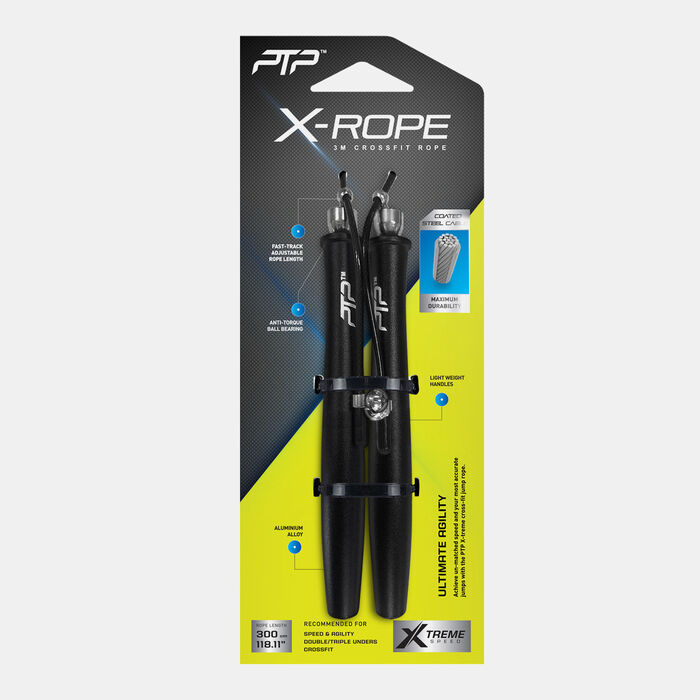 PTP X Rope Jump Rope (3 Metre) Black PTP X Rope Jump Rope (3 Metre) Black image number 1