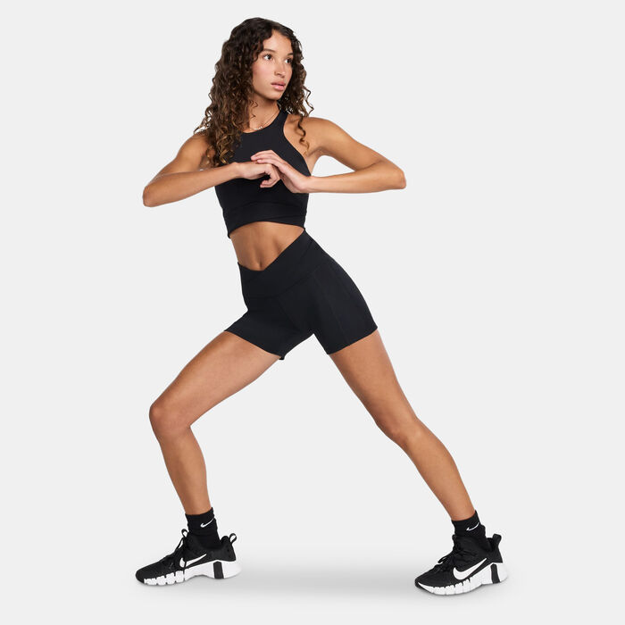 Nike Women's One Twist Light-Support High-Neck Sports Bra Black image number 2