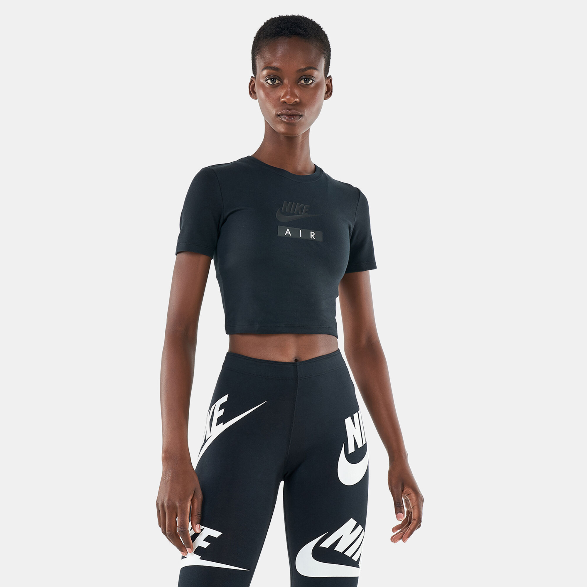 Buy Nike Women s Sportswear Baby Air T Shirt Black in KSA SSS