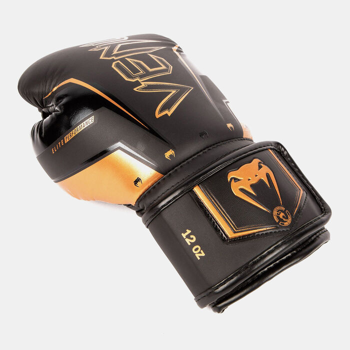 Venum Elite Evo Boxing Gloves Black Venum Elite Evo Boxing Gloves Black image number 1