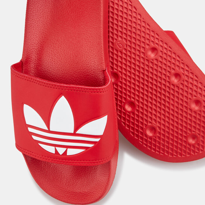 adidas Originals Men's Adilette Slides Red adidas Originals Men's Adilette Slides Red image number 2
