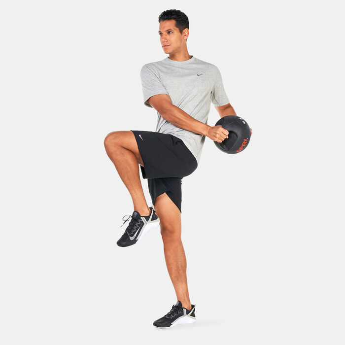 Nike Men's Primary Dri-FIT Training T-Shirt Grey image number 2