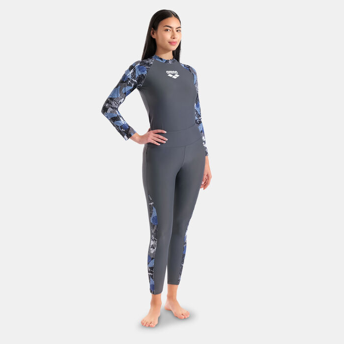 Arena Women's Modesty Swimming Leggings Multi-Color Arena Women's Modesty Swimming Leggings Multi-Color image number 2