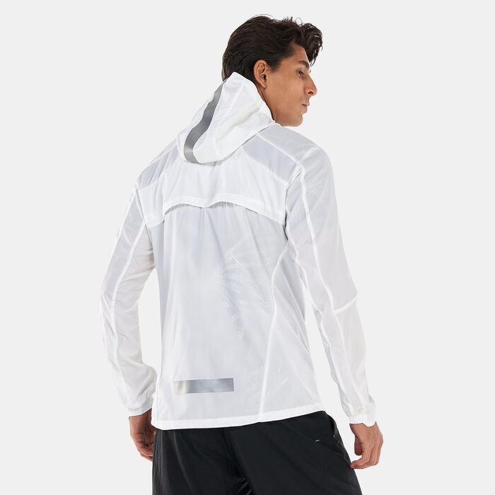 adidas Men's Marathon Translucent Jacket Blue adidas Men's Marathon Translucent Jacket Blue image number 1