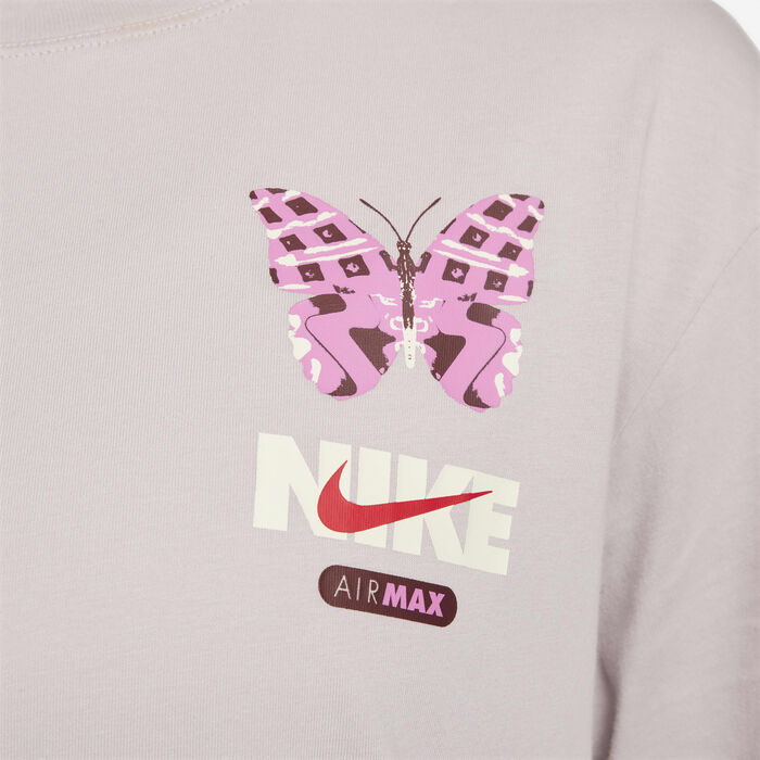 Nike Women's Sportswear Graphic Boyfriend T-Shirt Beige Nike Women's Sportswear Graphic Boyfriend T-Shirt Beige image number 3