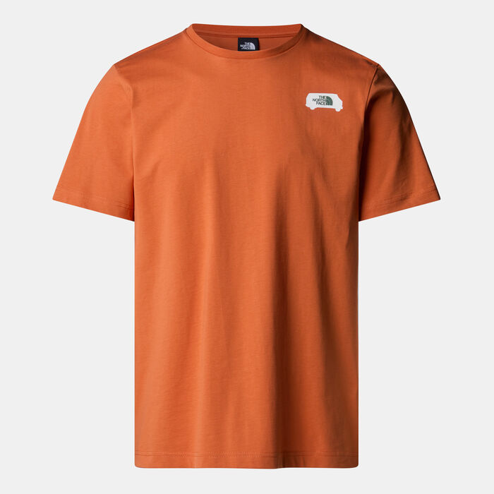 The North Face Men's Graphic T-Shirt Brown The North Face Men's Graphic T-Shirt Brown image number 0