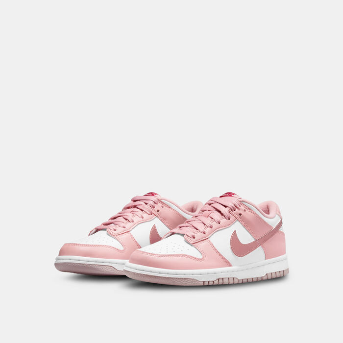 Nike Kids' Dunk Low Shoes Pink Nike Kids' Dunk Low Shoes Pink image number 1