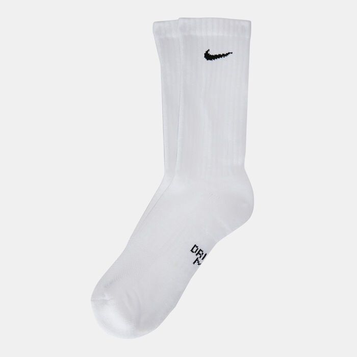Nike Kids' Performance Cushioned Crew Socks (3 Pair) (Older Kids) White Nike Kids' Performance Cushioned Crew Socks (3 Pair) (Older Kids) White image number 0