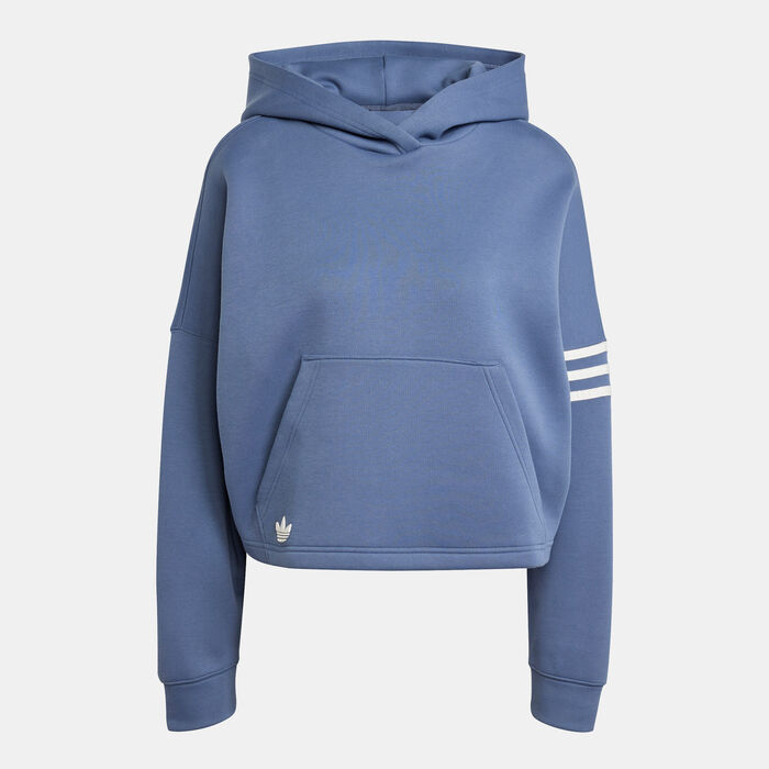 adidas Originals Women's Neuclassics Hoodie Blue adidas Originals Women's Neuclassics Hoodie Blue image number 0