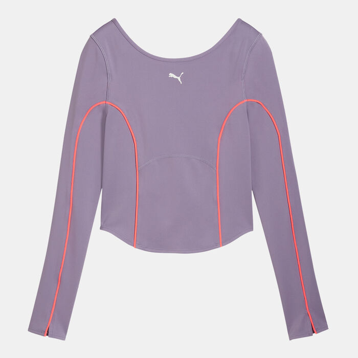 PUMA Women's CLOUDSPUN Top Purple PUMA Women's CLOUDSPUN Top Purple image number 0