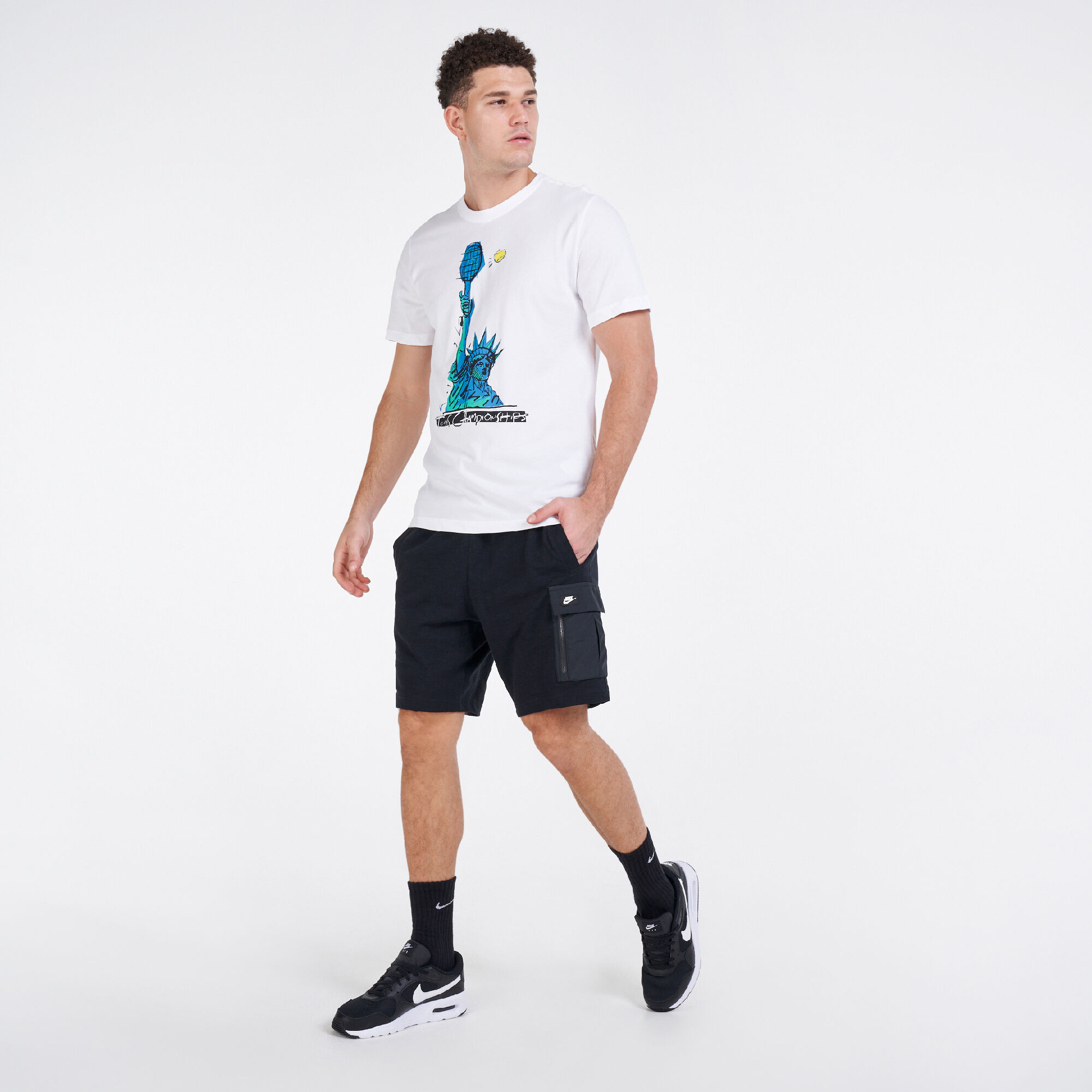 Buy Nike Men s Sportswear Modern Essentials Shorts Black in KSA SSS