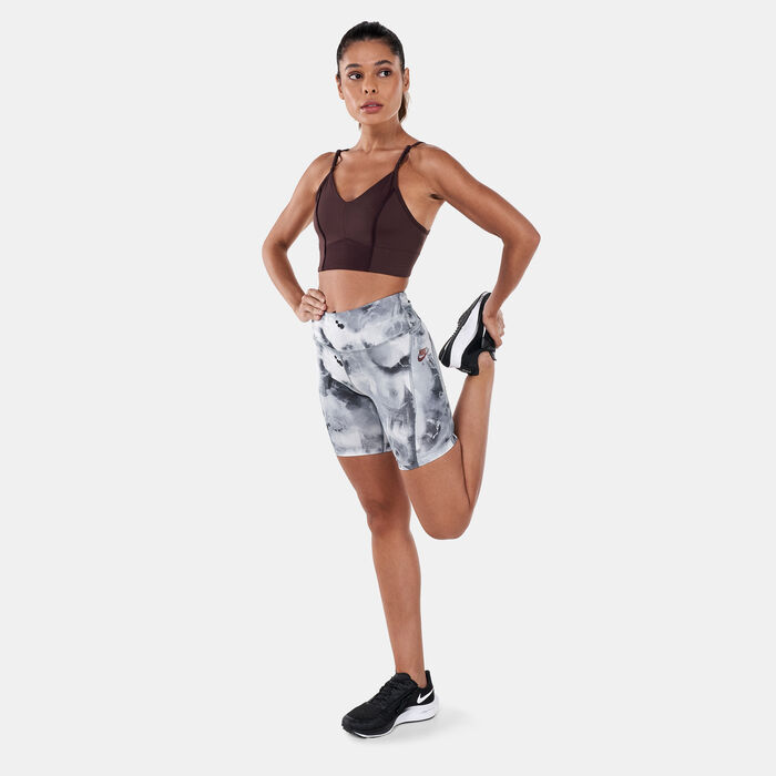 Nike Women's Air Dri-FIT 7-Inch Fast Shorts Grey image number 2