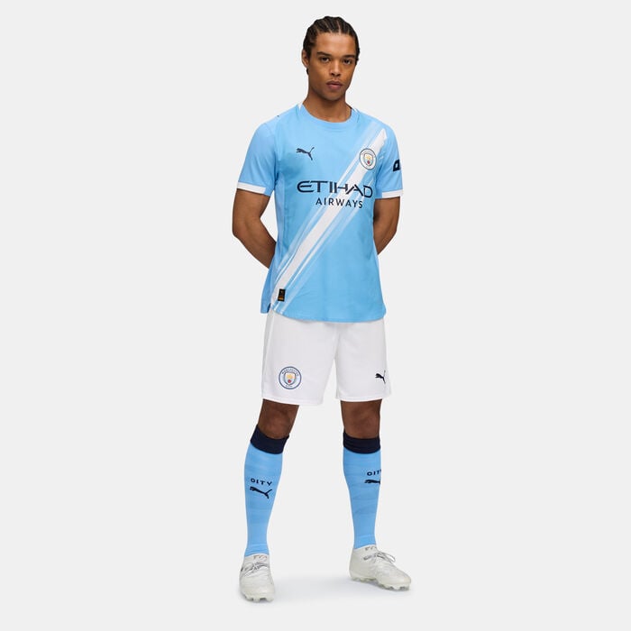 PUMA Men's Manchester City 25/26 Replica Football Shorts Blue PUMA Men's Manchester City 25/26 Replica Football Shorts Blue image number 2