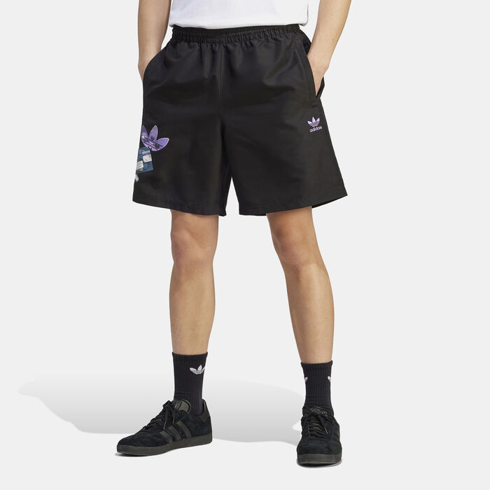 adidas Originals Men's Remote Graphic Shorts Black adidas Originals Men's Remote Graphic Shorts Black image number 0