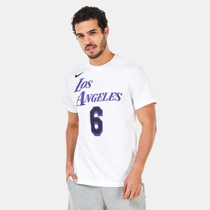 Nike Men's Los Angeles Lakers City Edition T-Shirt White Nike Men's Los Angeles Lakers City Edition T-Shirt White image number 0