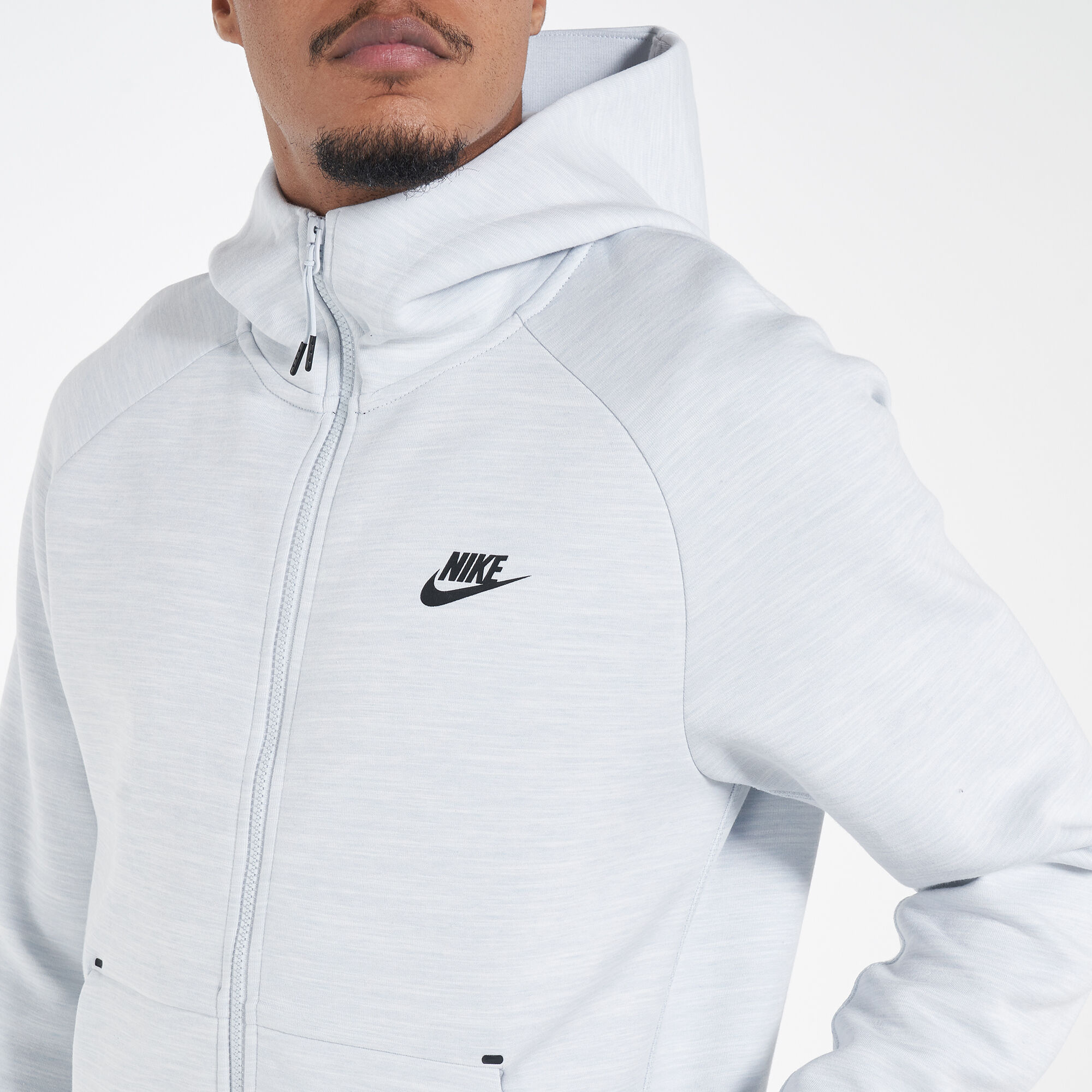 Nike tech fleece hoodie birch heather outlet