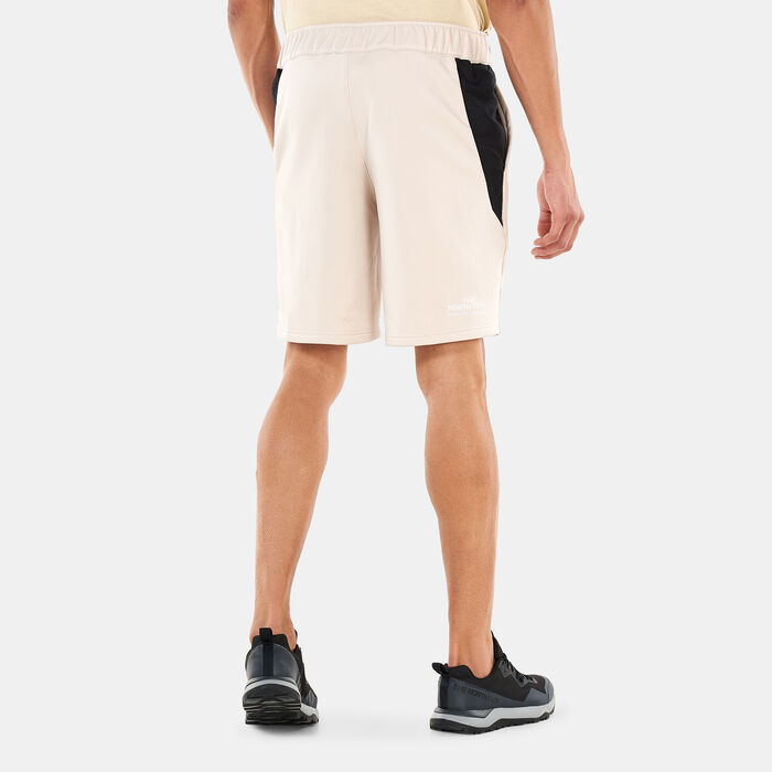 The North Face Men's Training Fleece Shorts Beige The North Face Men's Training Fleece Shorts Beige image number 1