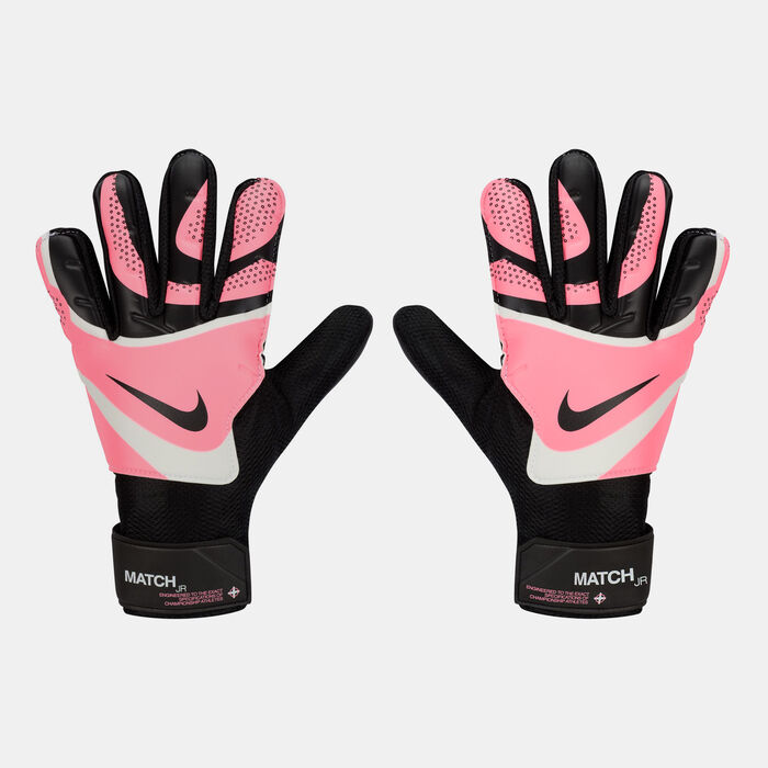 Nike Kids' Match Football Goalkeeper Gloves Pink image number 0