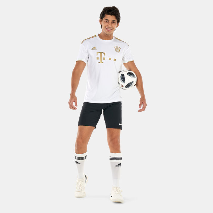 adidas Men's F.C Bayern Munich Away Football Jersey - 2022/23 White adidas Men's F.C Bayern Munich Away Football Jersey - 2022/23 White image number 2