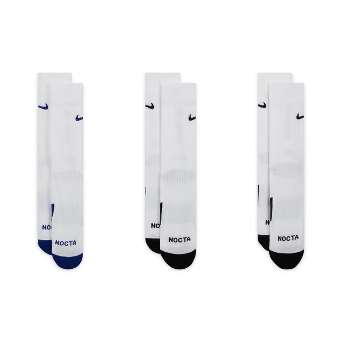 Nike NOCTA 160 Racing Crew Socks (3 Pairs) Multi-Color Nike NOCTA 160 Racing Crew Socks (3 Pairs) Multi-Color image number 2