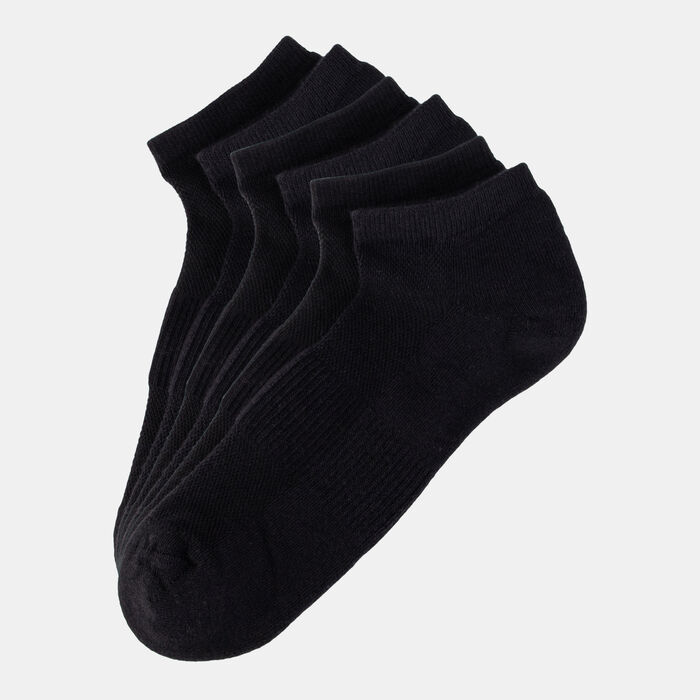 Dropkick Men's Sports Ankle Socks (3 Pairs) Black Dropkick Men's Sports Ankle Socks (3 Pairs) Black image number 1