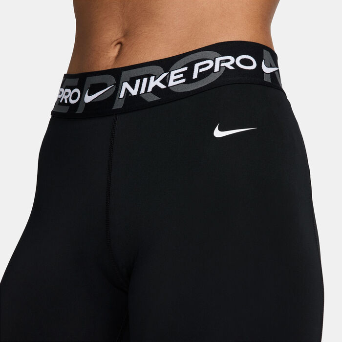 Nike Women's Pro Graphic 7/8 Leggings Black image number 3