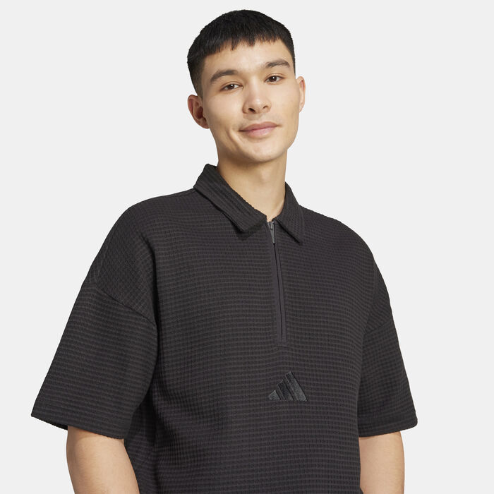 adidas Men's ALL SZN Polo Shirt Black adidas Men's ALL SZN Polo Shirt Black image number 2
