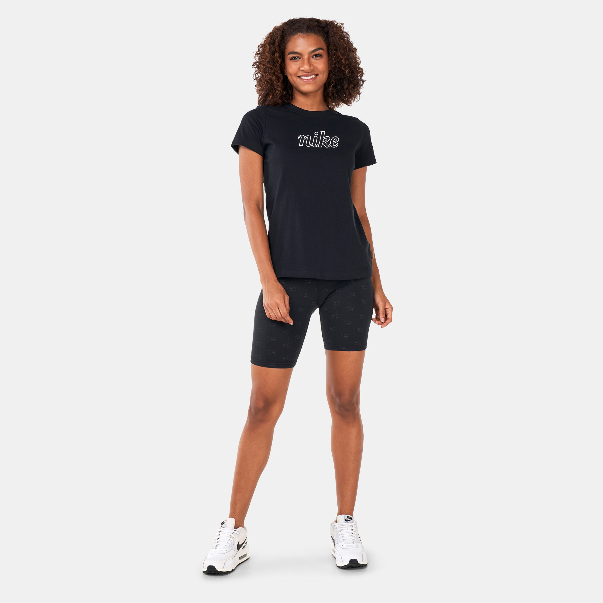 Women s Air High Waisted Bike Shorts Black Nike in KSA SSS