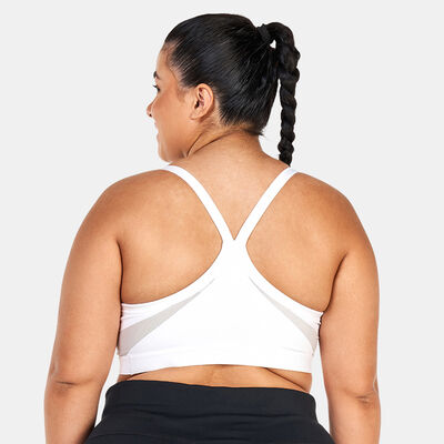 Nike Women's Dri-FIT Indy Light-Support Padded Sports Bra (Plus Size) White